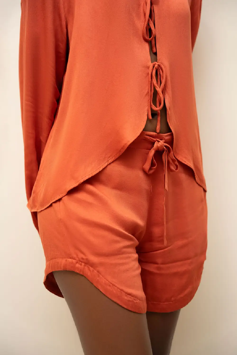 Romance Set - Peach Orange - Shorts - Image 6
