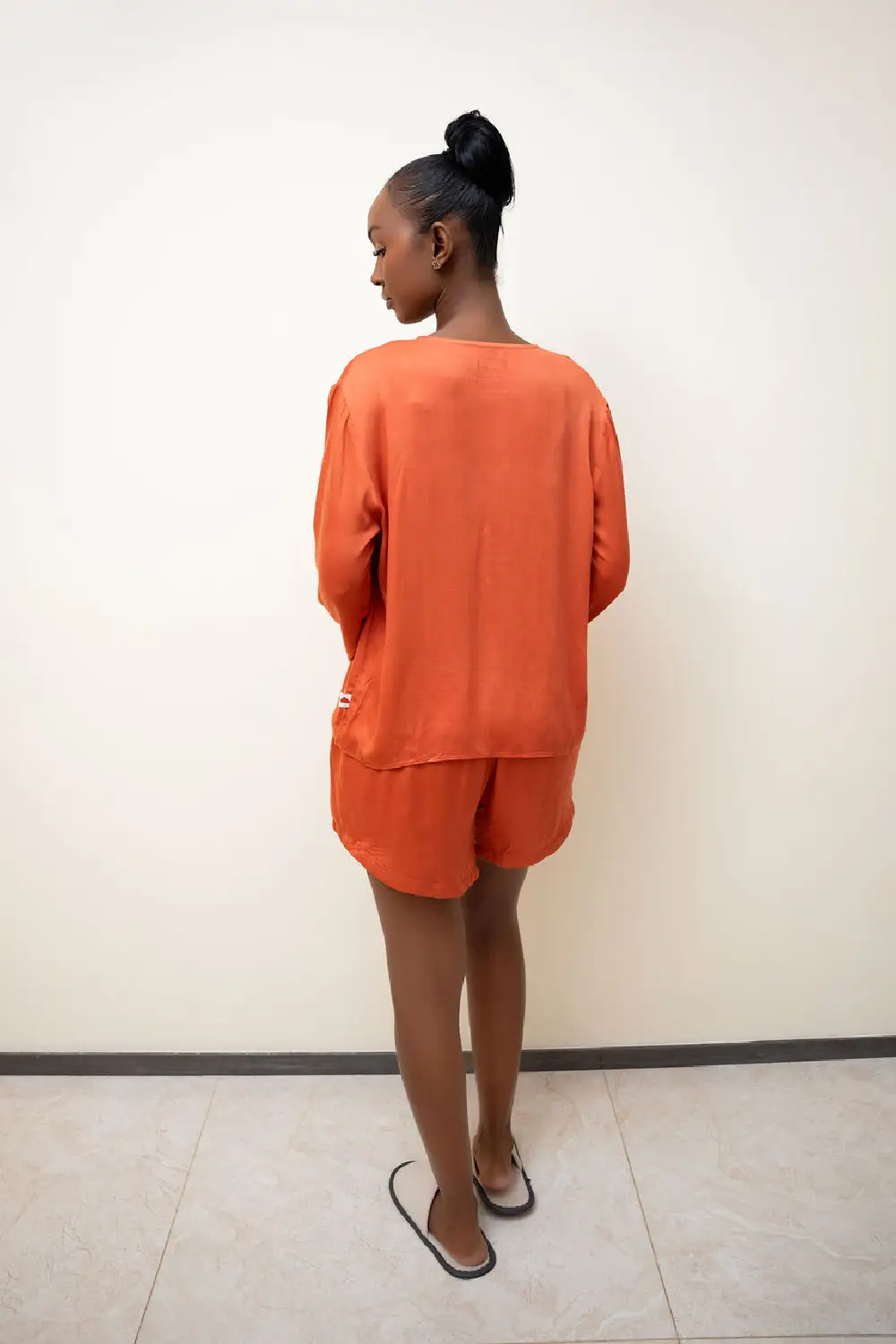 Romance Set - Peach Orange - Shorts - Image 3